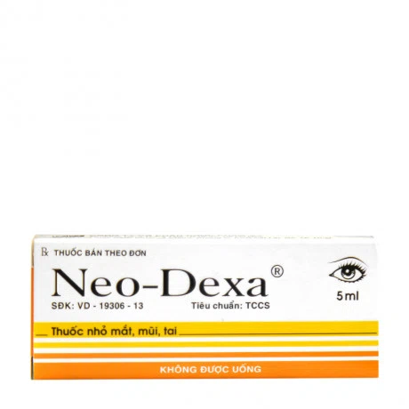 Thuốc nhỏ mắt, mũi, tai Neo-Dexa điều trị nhiễm khuẩn mắt, tai, mũi (chai 5ml)