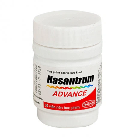 Thuốc bổ sung vitamin và khoáng chất Hasantrum Advance (Chai 30 viên)