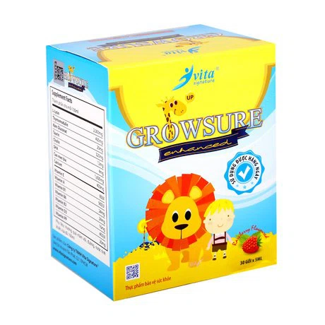 TPCN bổ sung vitamin và khoáng chất Growsure enhanced (Hộp 30 gói x 5ml)