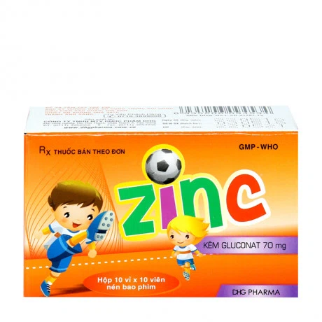 Zinc 70mg (10 Vi X 10 Vien)