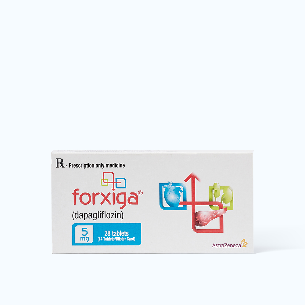 Forxiga 5mg (2 Vi x 14 Vien)