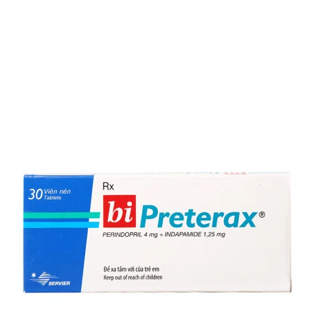 Bi-Preterax (Hộp 1 Vỉ x 30 Viên)