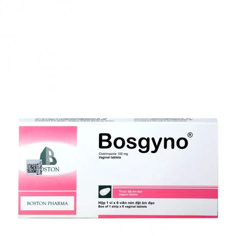 Bosgyno 100mg (Hộp 1 vỉ x 6 viên)