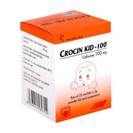Crocin 100mg Kid (Hop/25 goi)