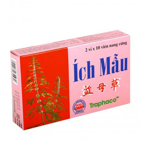 Ích Mẫu Traphaco (2 vỉ X 10 viên)