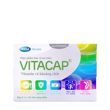 MGWC Vitacap Bo Sung Vitamin & Khoang Chat(Hop 5 Vi X 10 Vien)