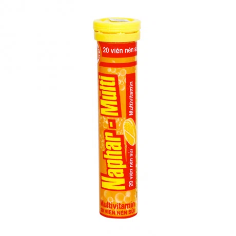Viên sủi Vitamin Naphar-Multi (Tuýp 20 viên)