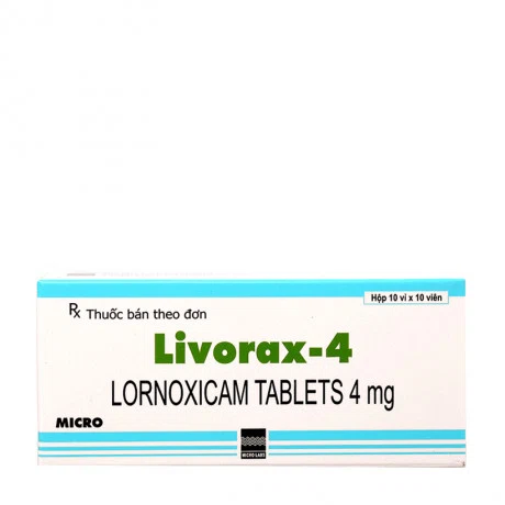 Livorax 4mg (10 Vi x 10 Vien)