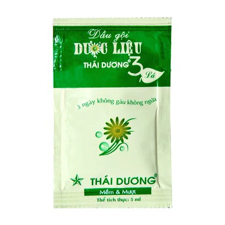Thai Duong Dau Goi Duoc Lieu 3 La Goi 5ml (10 Goi/Day)