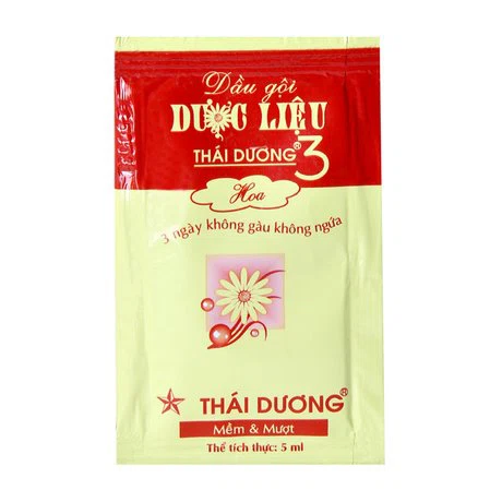 Thai Duong Dau Goi Duoc Lieu 3 Hoa Goi 5ml (10 Goi/Day)
