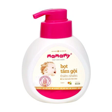 Bọt tắm gội thiên nhiên cho em bé Mamamy Fancy (200ml)