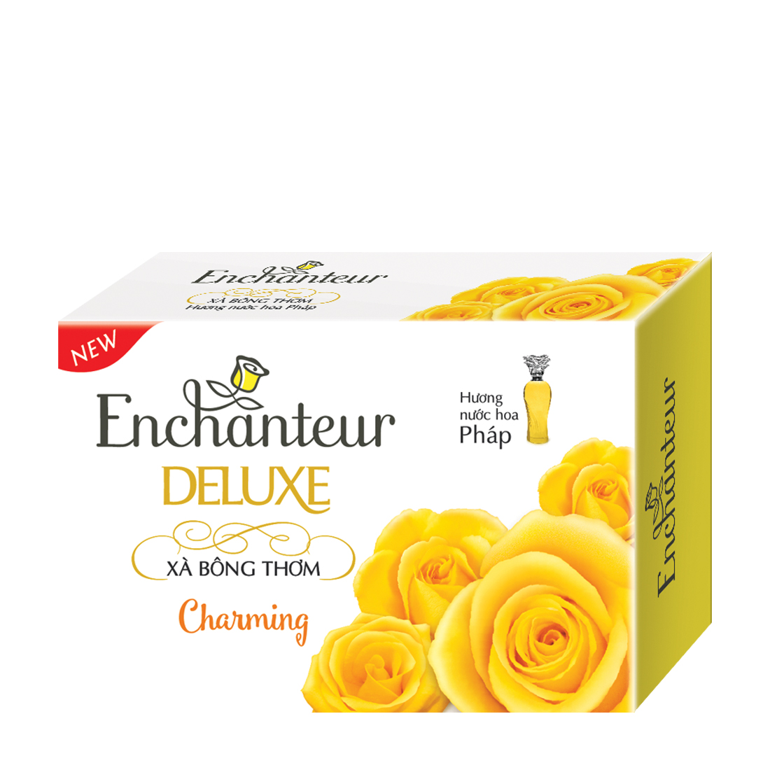 Xà bông cục hương nước hoa Pháp Charming Enchanteur Deluxe Perfumed Soap (90g)