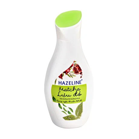 Sữa dưỡng thể trắng da matcha & lựu đỏ Hazeline (140ml)