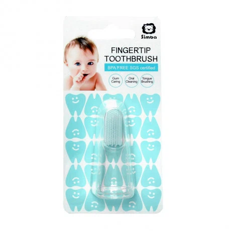 Rơ lưỡi silicon Simba Fingertip Toothbrush