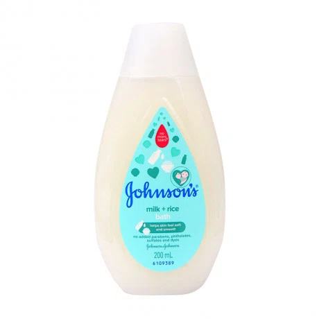 Sữa tắm chứa sữa và gạo Johnson's Baby Bath Milk + Rice (200ml)
