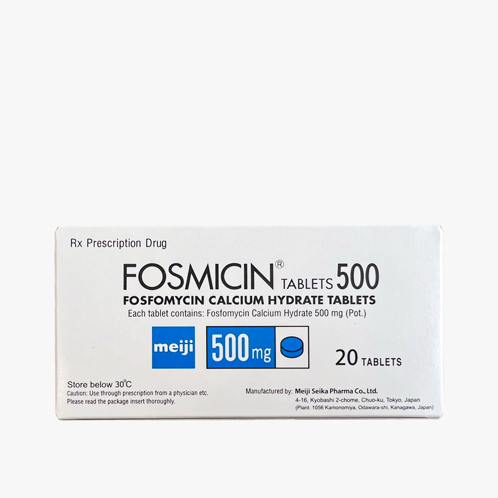Fosmicin 500mg (2 Vi x 10 Vien)