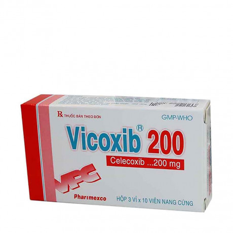 Vicoxib 200mg (Hộp 3 vỉ x 10 viên)