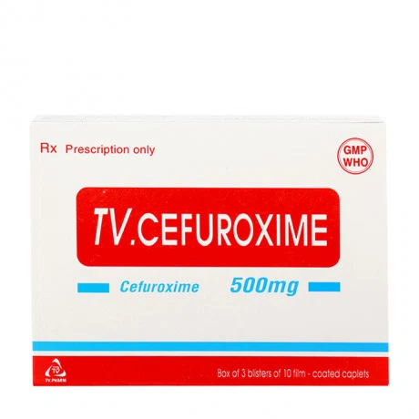 TV-Cefuroxime 500mg (3 Vi x 10 Vien)