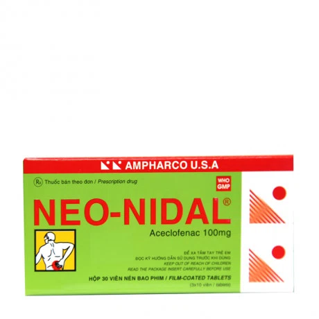 Neo-Nidal 100mg (3 Vi x 10 Vien)