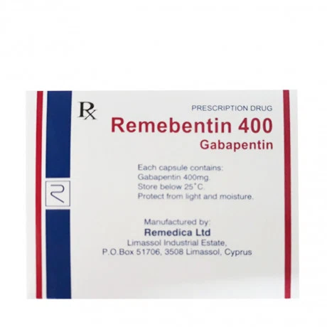 Remebentin 400mg (5 vỉ x 10 viên/hộp)