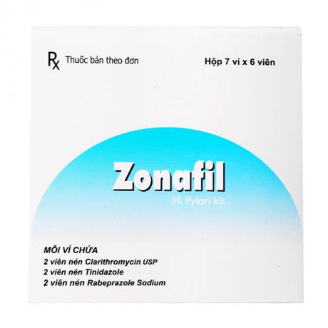 Zonafil (7 vỉ x 6 viên/hộp)