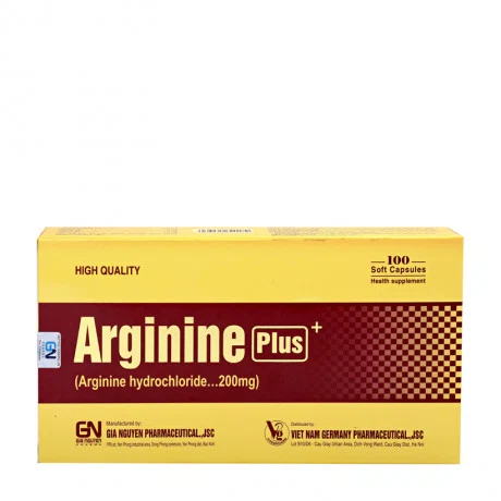 Thực phẩm hỗ trợ chức năng gan Arginine Plus 200mg (20 vỉ x 5 viên/hộp)