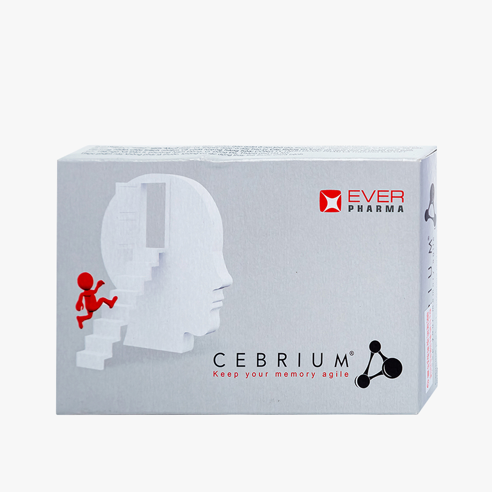 Ever Pharma Cebrium Tang Cuong Tri Nao (3 Vi X 10 Vien)
