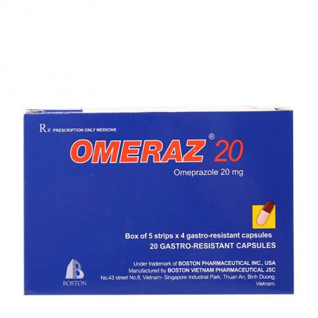 Omeraz 20mg ( 5 Vi x 4 Vien)