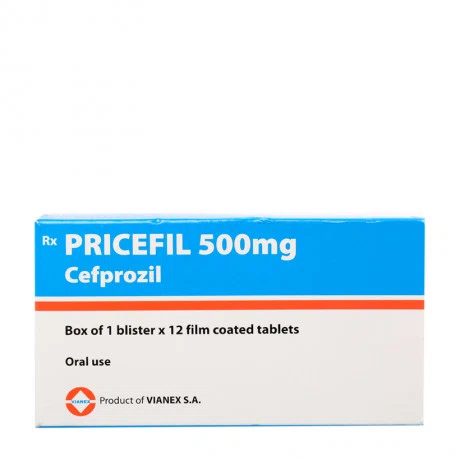 Pricefil 500mg ( 1 Vi x 12 Vien)