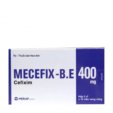 Viên nang cứng Mecefix B.E 400mg điều trị nhiễm khuẩn (2 vỉ x 10 viên)