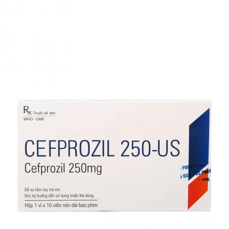 Cefprozil 250-US ( 1 Vi x 10 Vien)