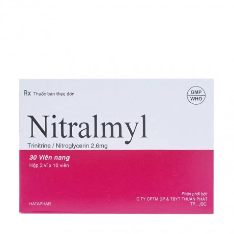 Nitramyl 2.6mg (Hộp 3 vỉ x 10 viên)