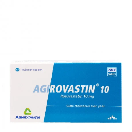 Agirovastin 10mg ( 3Vi x 10Vien)