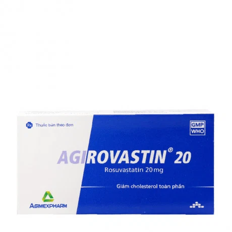 Agirovastin 20mg ( 3Vi x 10Vien)