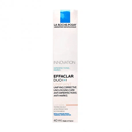 Kem dưỡng giúp giảm mụn, ngăn ngừa vết thâm và che khuyết điểm La Roche-Posay Effaclar Duo (+) (40ml)