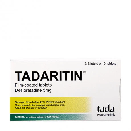 Tadaritin 5mg (3 vỉ x 10 viên/hộp)