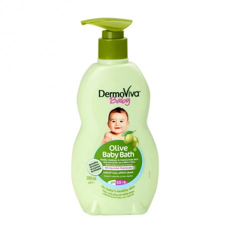 Sữa tắm chiết xuất olive cho bé DermoViva (200ml)