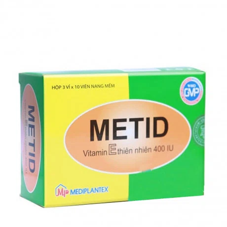 Metid 400IU (3 Vỉ x 10 Viên)