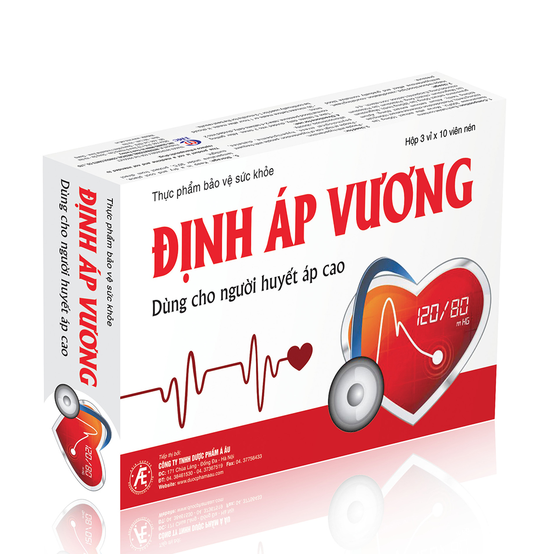 IMC AE Dinh Ap Vuong Cai Thien Cao Huyet Ap (3 Vi X 10 Vien)