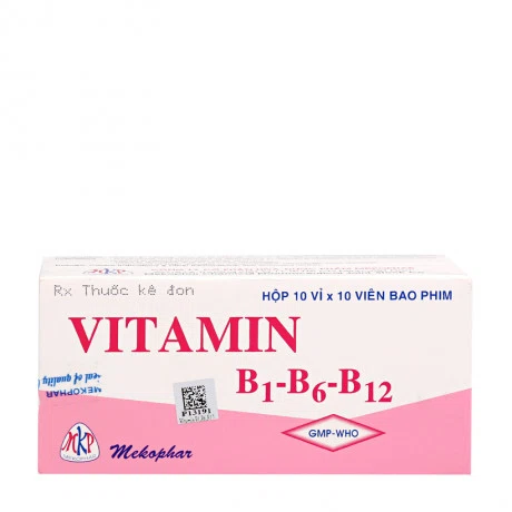 Vitamin B1-B6-B12 (10Vi x 10Vien)Mekophar