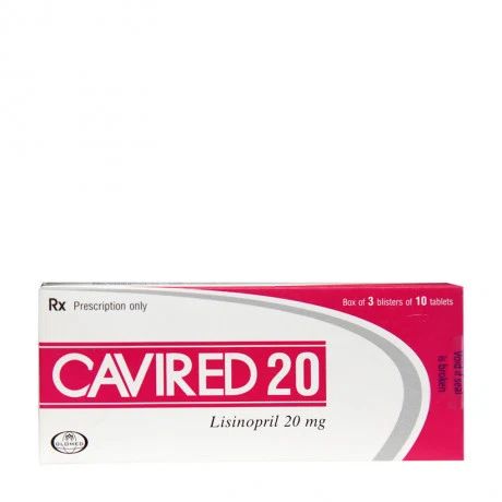 Cavired 20mg (3 vỉ x 10 viên/hộp)