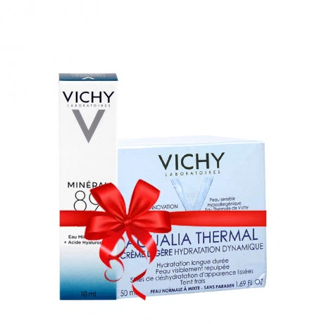 Kem dưỡng ẩm cho da VICHY Aqualia Thermal Light (50ml) + Tặng tinh chất khoáng Vichy Mineral 89 (10ml)