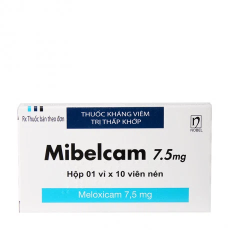 Mibelcam 7.5mg (1 vỉ x 10 viên/hộp)
