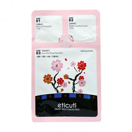 Mặt nạ dưỡng da ngọc trai đen 2 bước Eticuti (26ml)