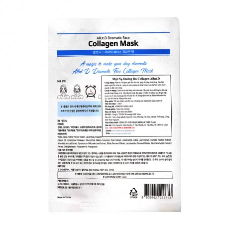 Mặt nạ dưỡng trắng & giảm nếp nhăn Pax Moly Real Collagen Mask Pack (25ml)