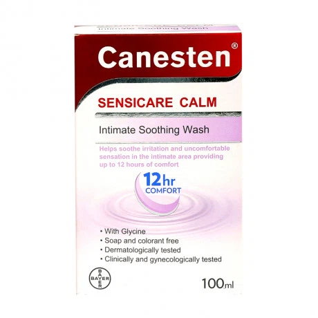 Dung dịch vệ sinh chăm sóc dịu nhẹ Canesten Sensicare Calm (100ml)