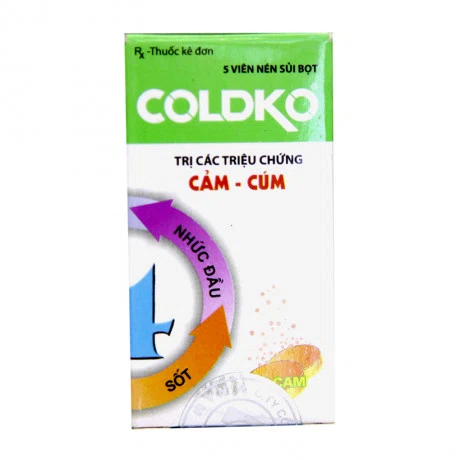 Coldko (Tuýp 5 viên nén sủi bọt)