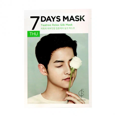 Mặt nạ nơ tinh chất trà (thứ 5) 7Days Teatree Relax Silk Mask (25ml)