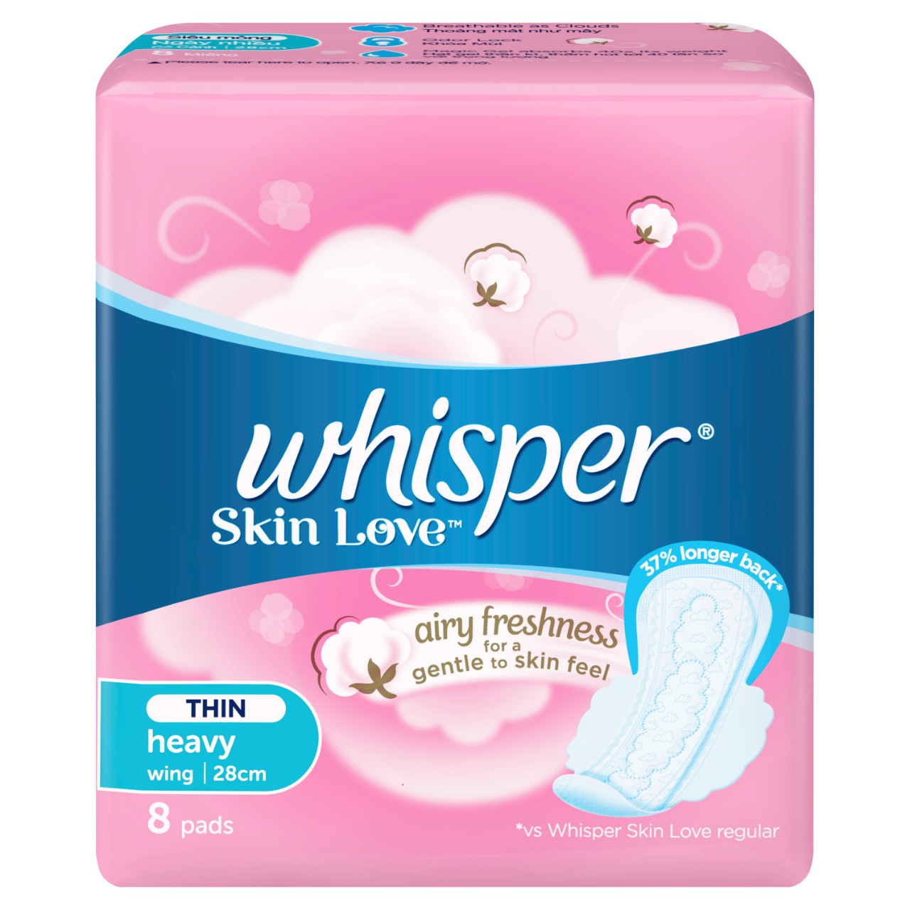Whisper BVS Mem Mong Ban Dem 28cm 10M