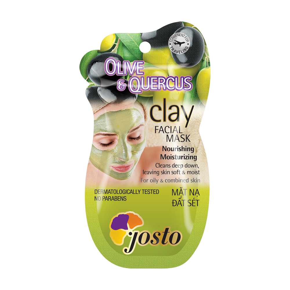 Mặt nạ đất sét trắng Josto Clay Facial Mask - Olive (Gói 15ml)